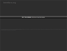 Tablet Screenshot of beretta-e.org